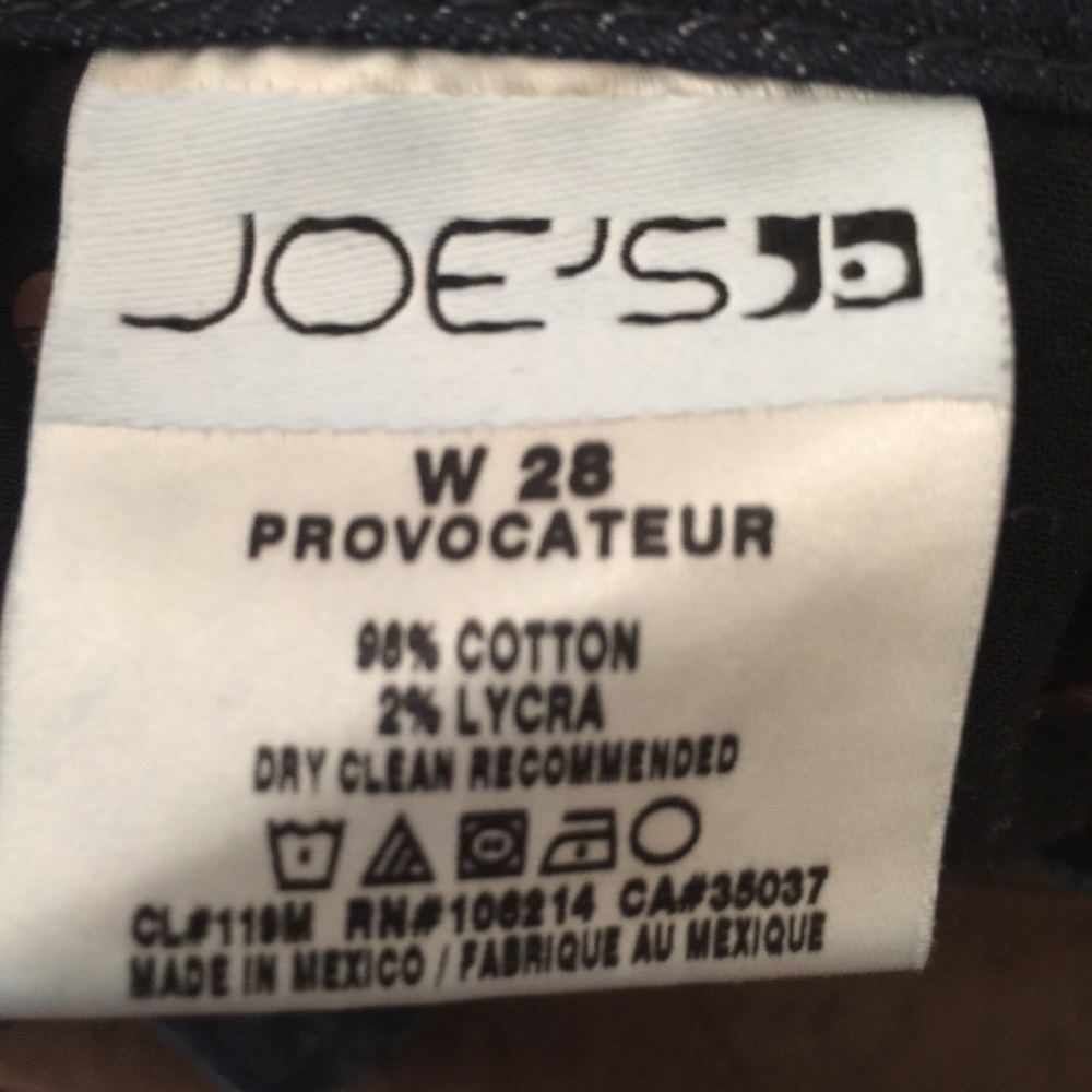 Joe’s Women's dark wash provocateur jeans EUC 28 - Picture 10 of 12